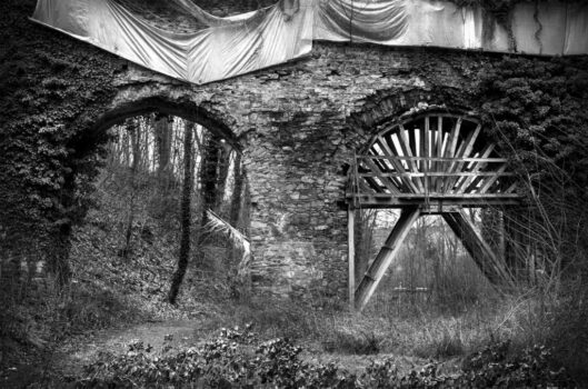 Jan Thau Foto an Thau "Dead Bridge" Schloss Hinterglauchau Brücke